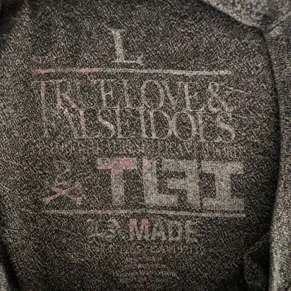 TLFI Brand Movie Poster Graphic T-Short Grey L - Picture 4 of 5